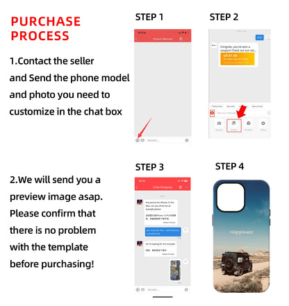 Custom Image Tough Phone Case for iPhone 15 14 13 12 Pro Max Plus  X XR XS 11 Cover Personalized Design Picture DIY Photo