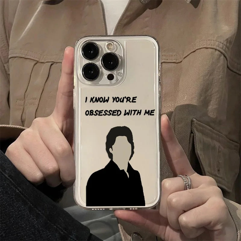 The Vampire Diaries Damon Phone Case For iPhone 17 16 15 11 12 14 13 Pro Max Mini X XS XR 7 Plus 16E Air Shockproof Cover Fundas