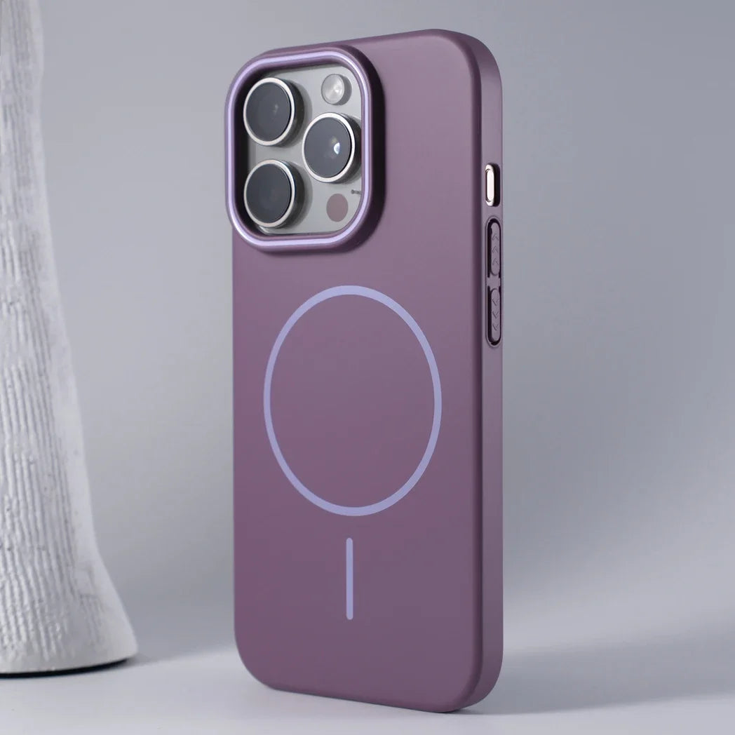 Original For Magsafe Magnetic Case for iPhone 17 Air 16 E 15 14 Plus 13 12 Mini 11 Pro XR XS Max Shockproof Matte Hard PC Cover