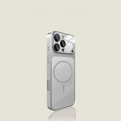 Luxury Acrylic Matte Phone Case For iPhone 11 12 13 14 15 16 17 Pro Max Air Plus Magnetic Bumper Back Cases Cover
