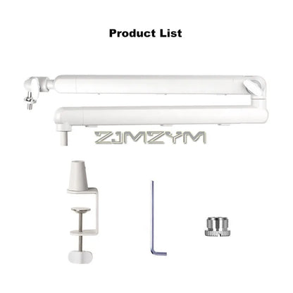 Adjustable Microphone Arm Stand Professional Studio Live Cantilever Bracket Desktop Mic Clip Holder