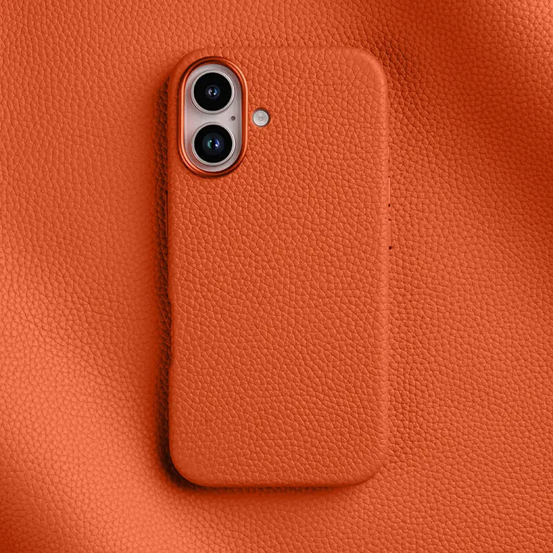 Melkco All-inclusive Genuine Leather Mobile Phone Case for IPhone 16 17 Plus with Magnetic Luxury Mobile Phone Protective Case