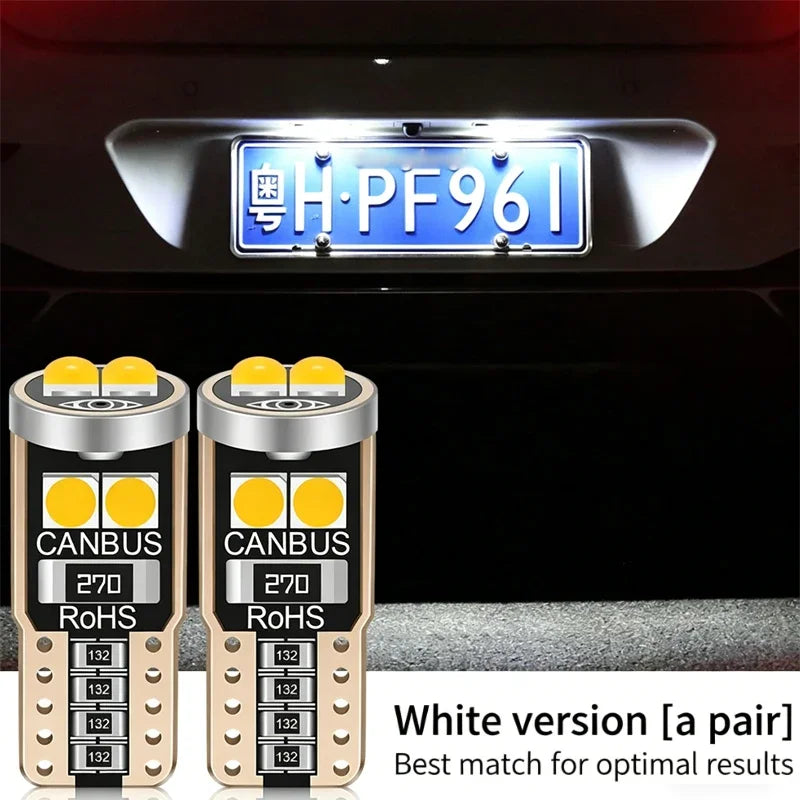 Universal modified license plate light, trunk light car LED rear license plate light, t10 ultra bright small bulb car tail light