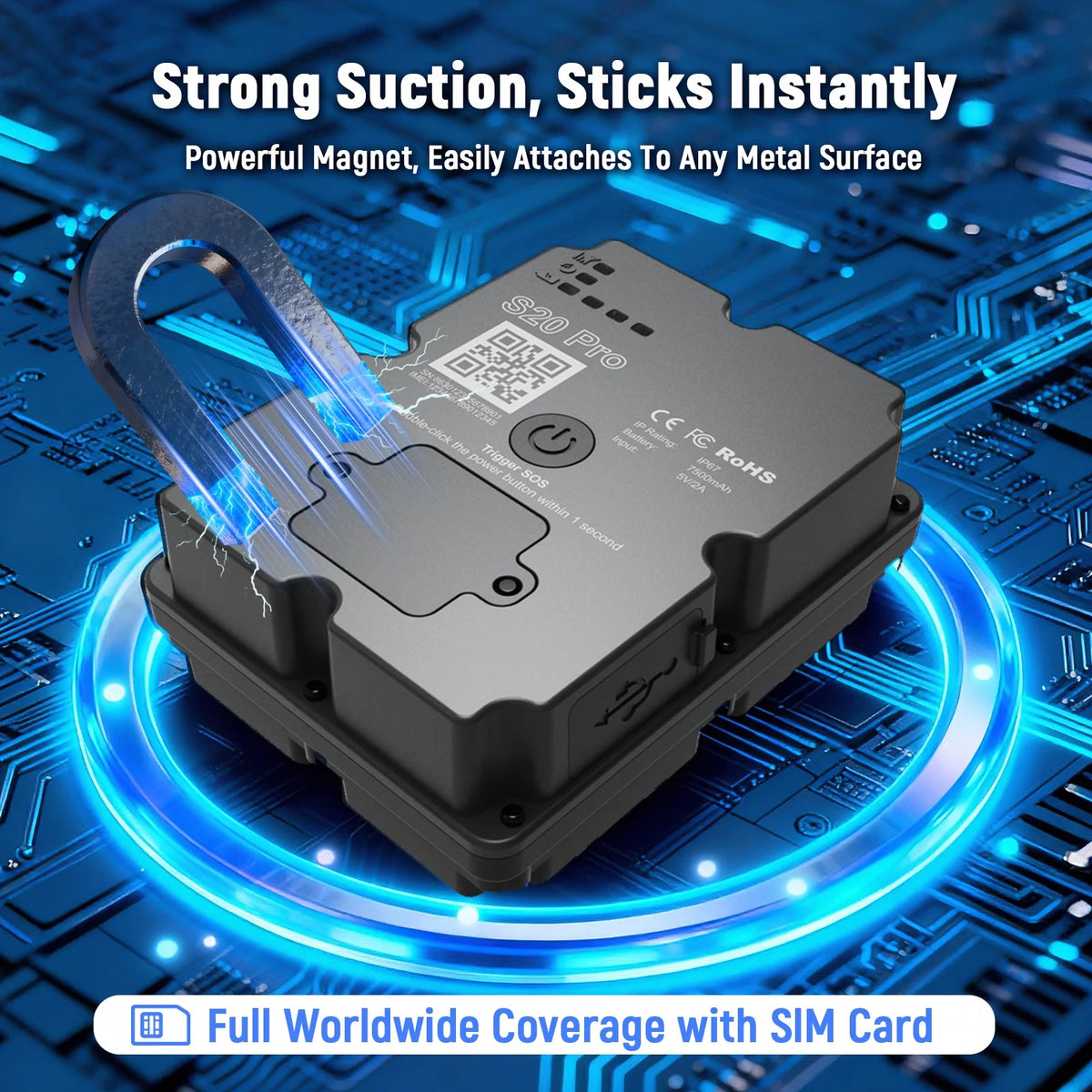 4G GPS Tracker Car Motorcycl Alarm Tracking Real-time GPS Locator Device Anti-theft Alarm Geo-Fence Position APP