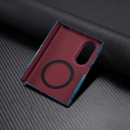 Luxury Magnetic PC Carbon Fiber Case for Samsung Z Fold 8 7 6 5 4 3 Shockproof Magsafe Screen Protector With Tempered Glass Film