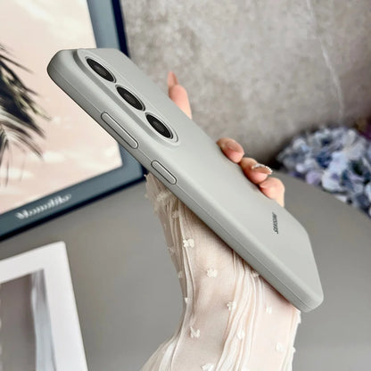 For Samsung Galaxy S26 S25 S26Plus S26Ultra Edge S24 S23 S22Ultra FE Case Soft Original Liquid Silicone Shockproof Phone Cover