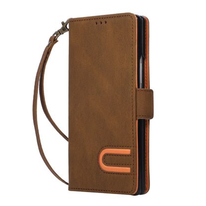 Retro Leather Flip Wallet Case for Samsung Galaxy Z Fold 8 Ultra 7 6 5 4 3 Fold8 Fold7 Fold6 Fold5 Card Holder Stand Phone Cover