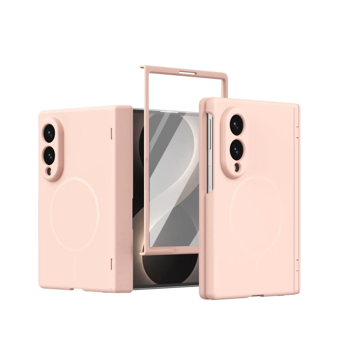 For Samsung Z Fold 8 Magsafe Case Built-in Screen Protector Skin Feel PC Full Body Cover for Samsung Galaxy Z Fold 8 Fold8 Cases