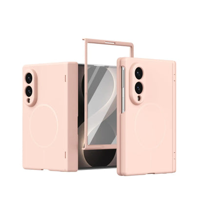 For Samsung Z Fold 8 Magsafe Case Built-in Screen Protector Skin Feel PC Full Body Cover for Samsung Galaxy Z Fold 8 Fold8 Cases