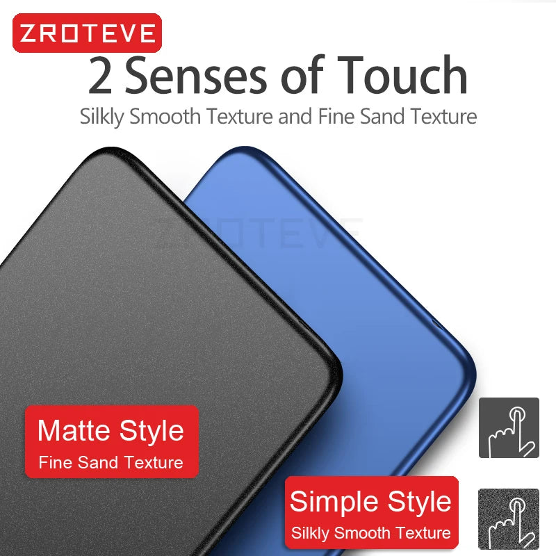 For iPhoneX Case ZROTEVE Luxury Ultra Thin Frosted Hard PC Cover For Apple iphone XR X S XS Max iPhonex 10 iPhone10 Phone Cases