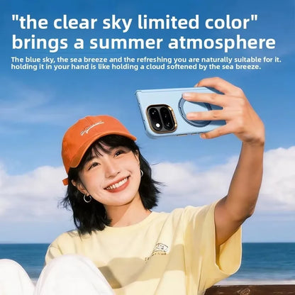 Magnetic Shockproof Skin-Feel Cute Phone Case For Google Pixel 11 Pro Fold With 360 Rotating Bracket Metal Lens protect Cover