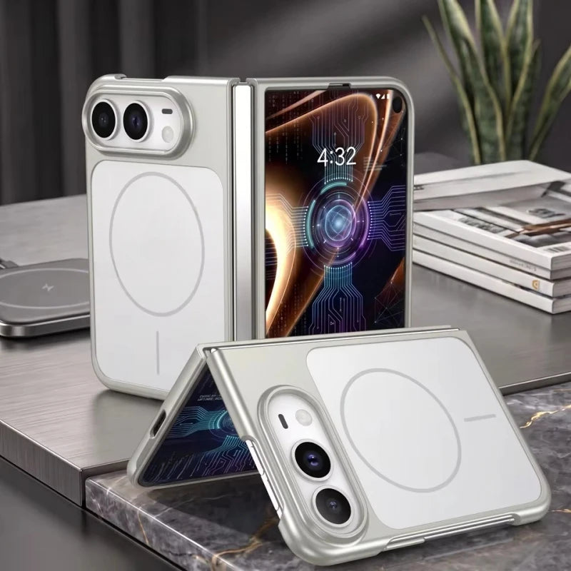 Luxury Classic Original Matte Magnetic Phone Case For IPhone Duo For Magsafe Hard Anti Shock And Anti Drop Protective Cover