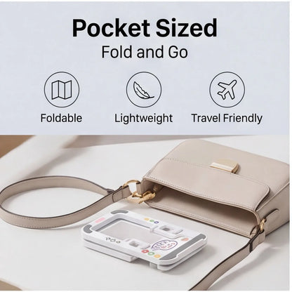 Adjustable Desk Phone Stand, Foldable Phone Holder for Office, Universal Phone Display Stand, Compact Phone Mount for Table, Mul