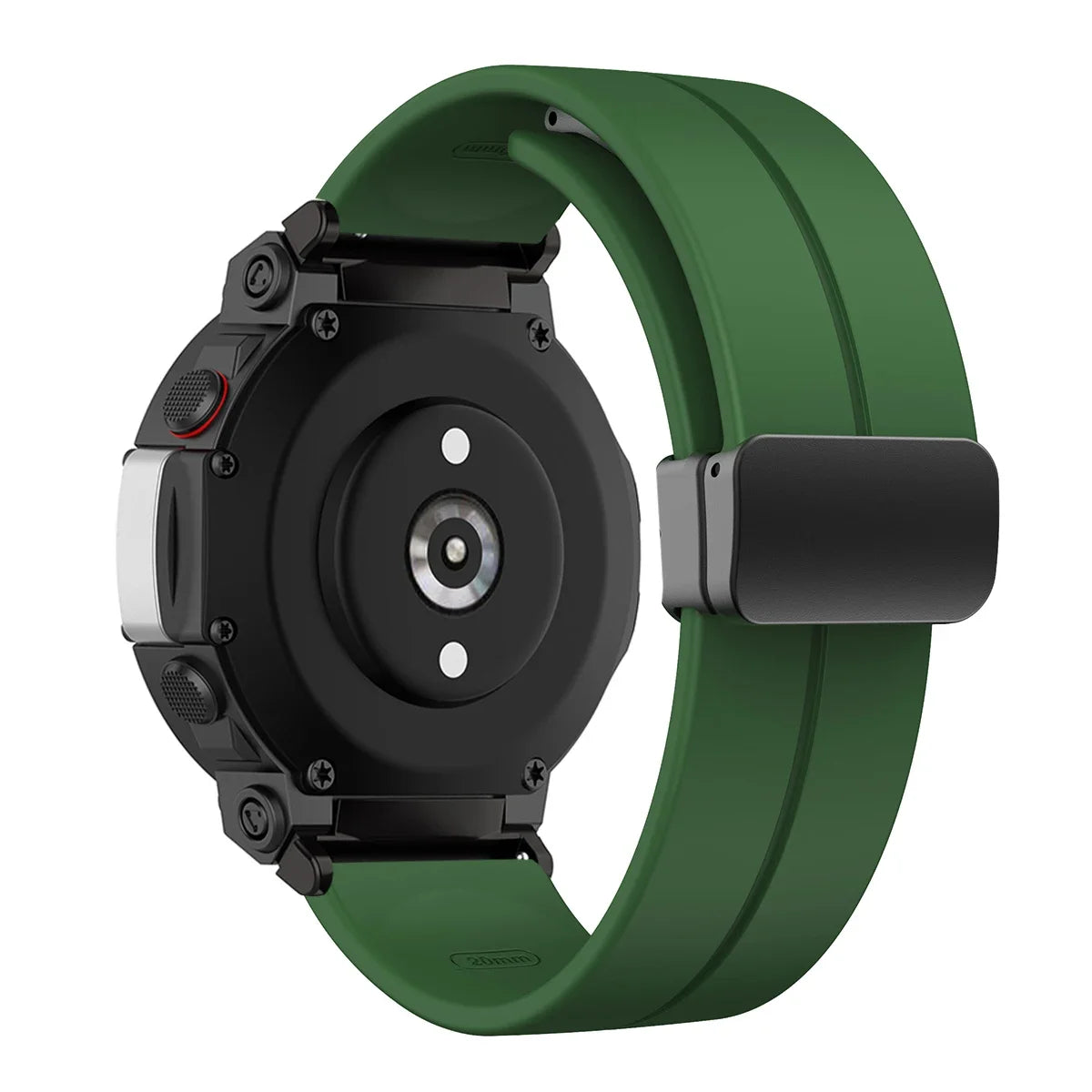 Magnetic Silicone Watch Band For Huami Amazfit T-Rex2 Strap Bracelet Replacement Wristband For Amazfit T Rex 2/3 Sport Watchband