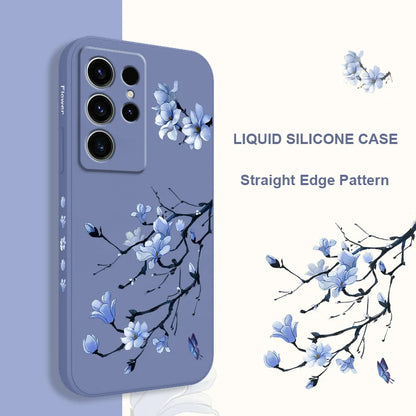 Blooming Orchid Phone Case For Samsung Galaxy S25 S24 S23 S22 S21 S20 S10 Ultra Plus FE Note 20 Ultra 10 Plus Cover