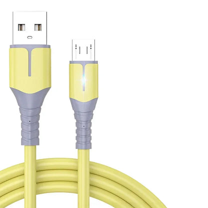 LED 3A Fast Charging USB Micro Cable Data Cable for Samsung Xiaomi Huawei HTC OPPO VIVO V8 Mobile Phone Charger USB Cable