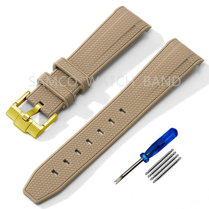 Silicone Strap for MoonSwatch Watch 20mm Rubber Replacement Band for Omega X Swatch Speedmaster Watch Bands