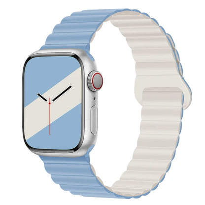 Magnetic Strap For Apple Watch Band 46mm 45mm 49mm 40mm 42mm 41mm Silicone Sport Bracelet iWatch Series Ultra 10 9 6 7 8 SE 44mm