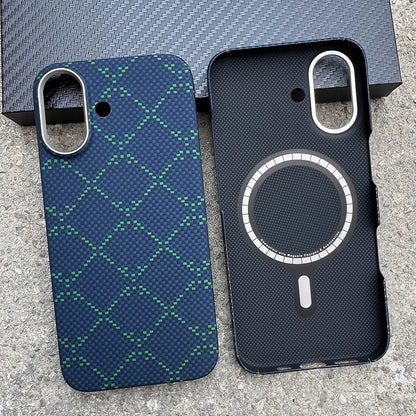 For Magsafe Magnetic Case For iPhone 17 Real Carbon Fiber Luxury Aramid Fiber Back Cover for iPhone 17 Carbon Case capa