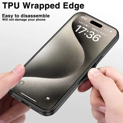 Luxury Leather For Magsafe Magnetic Wireless Charging Phone Case For Samsung Galaxy S26 S25 S24 S23 S22 Ultra Plus Back Cover