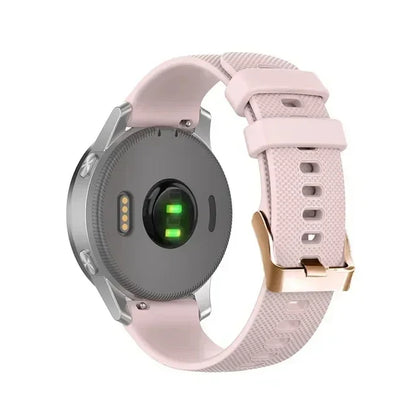 18 20mm Sport Watch Bracelet For Garmin Vivoactive4S 3S 2 3 Venu 3S 2S 2 Plus Strap Forerunner 255S 265S 645 245 PU Leather Band