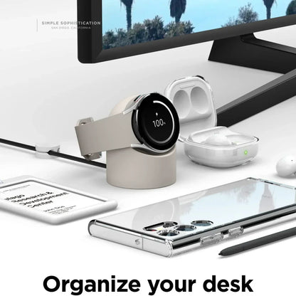Compatible With Samsung Galaxy Watch 7 6 5 4 3 Charger Stand 40 44 46mm Galaxy Watch 5Pro Charger Silicone Stand Charging Base