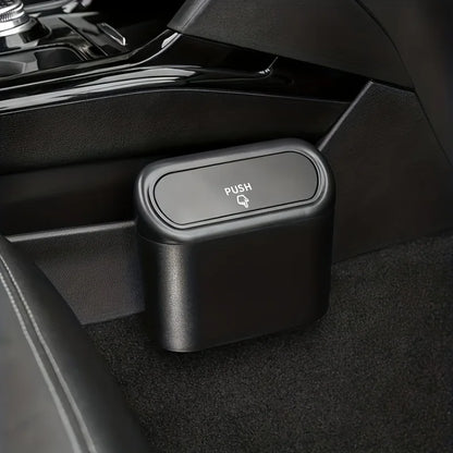 1pc Car Trash Can - Mini Garbage Bin and Organizer for Clean and Tidy Car Interiors