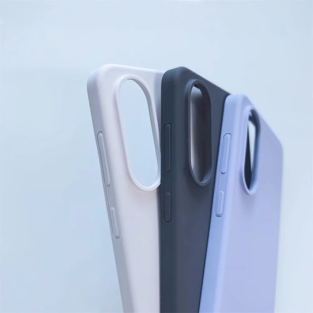 Original Samsung Galaxy S25 Edge 5G Case Silky Liquid Silicone Cover S25 Edge SM-S9370 Soft-Touch Back Protective Housing & Box