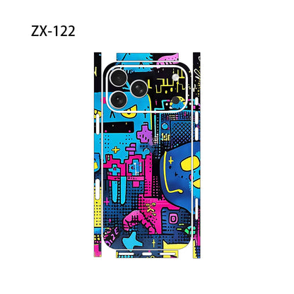 Oscar Skin Wrap Decal Vinyl Sticker for iPhone Pro Max Back Film Compatible with iPhone 17/16/15/14/13 Pro Models