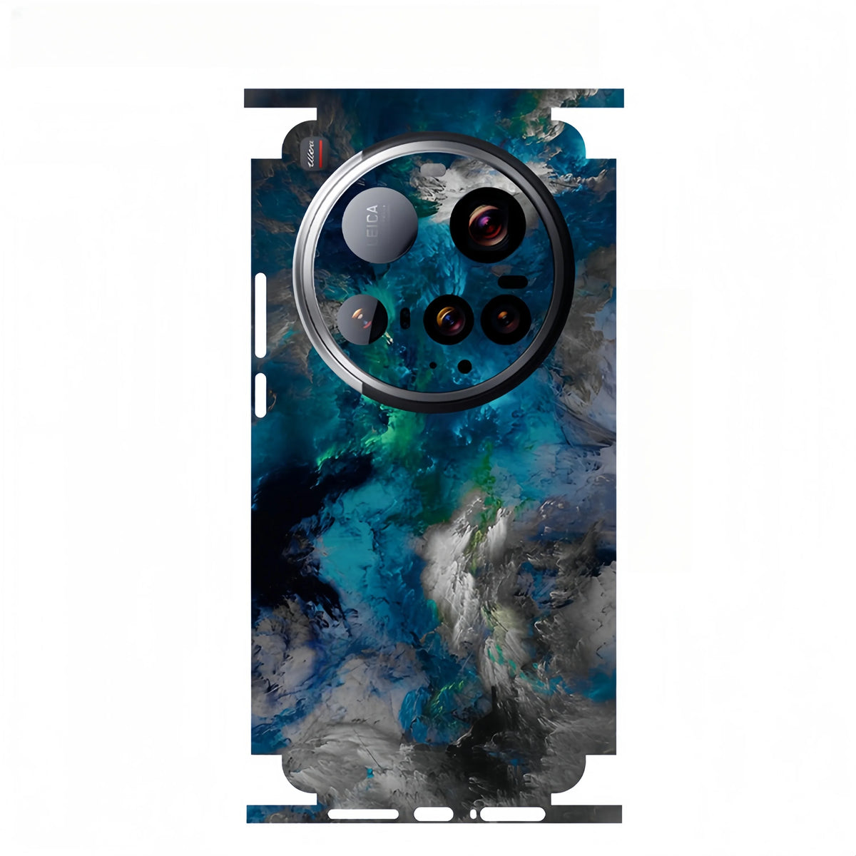 Colorful Pattern Matte Film Skin Phone Back+Sides Sticker For XIAOMI 15 14 13 Ultra 14 Pro Full CoverWrap