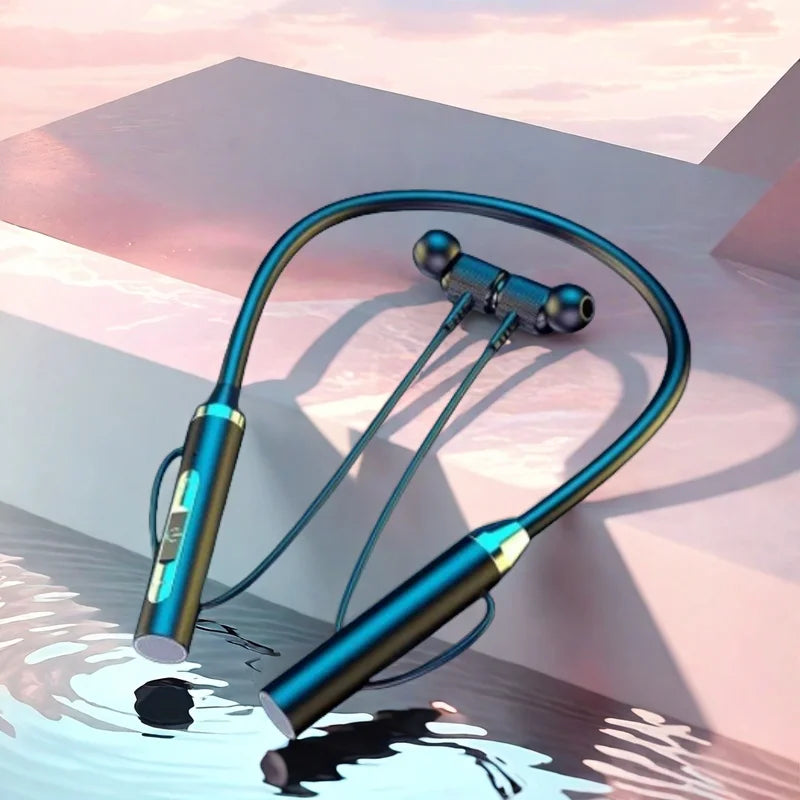 K58 Wireless Headphones Bluetooth Neckband Magnetic Earphones Sport Running Earbuds Waterproof Bluetooth 5.3 Headset With Mic