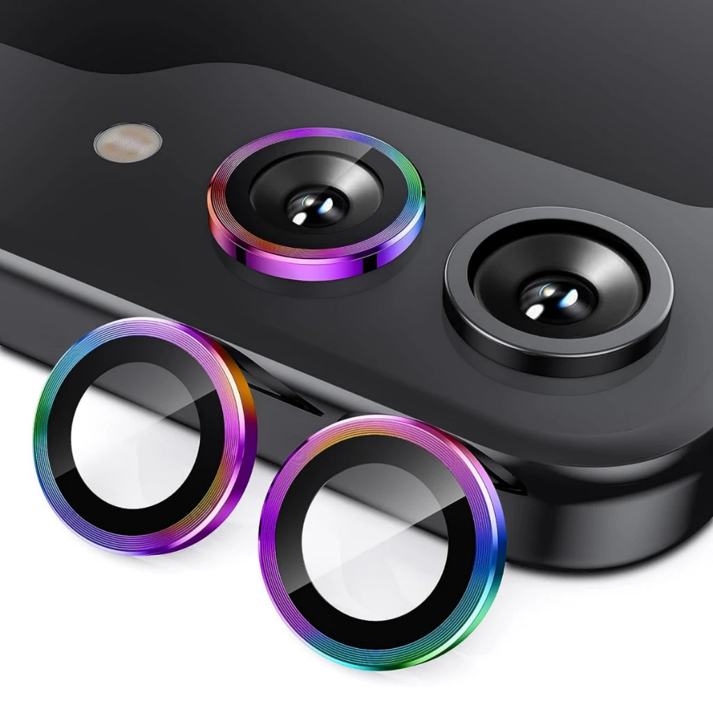 Metal Camera Lens Protector For Samsung Galaxy Z Flip 7 6 5 4 Anti Scratch 9H Tempered Glass Metal Ring For Galaxy Z Flip7