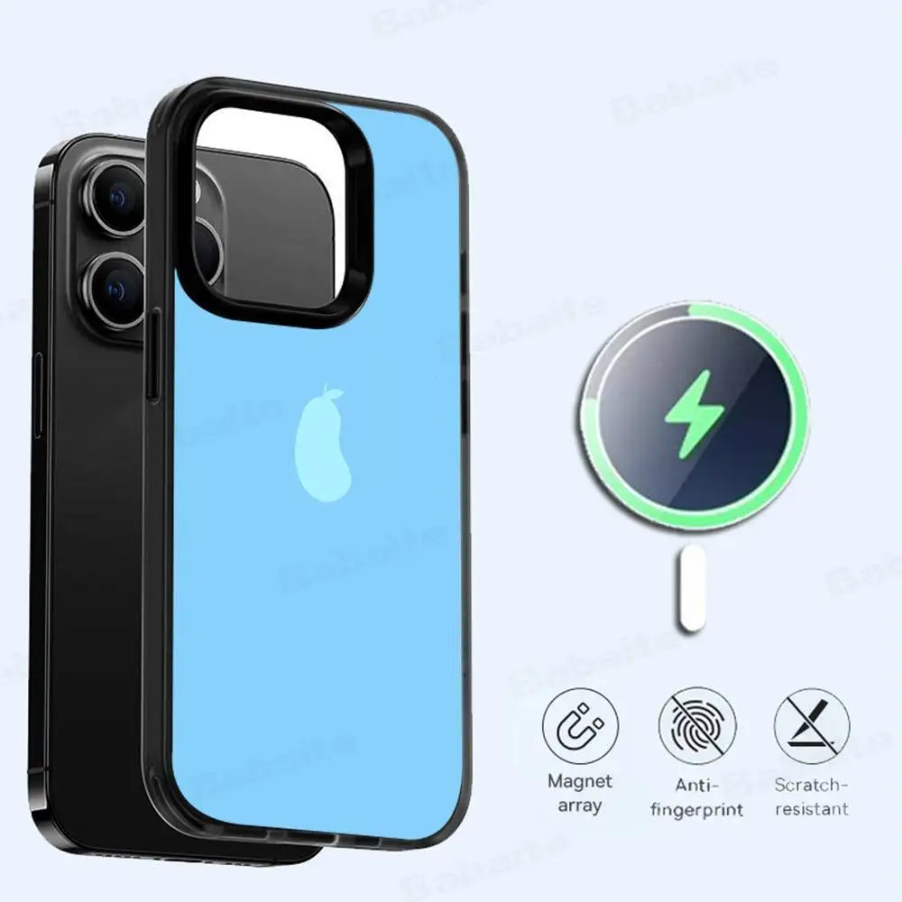 Icarly Pear Logo For Magsafe Case for iPhone 17 16 Pro Max 15 14 Plus 13 12 11 Wireless Charging Phone Cover