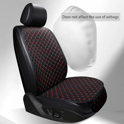 New Pu Leather Car Seat Cover Seat Back Cushion Minimalism Seat Cushion Universal Wear-resistant and Durable Four Seasons