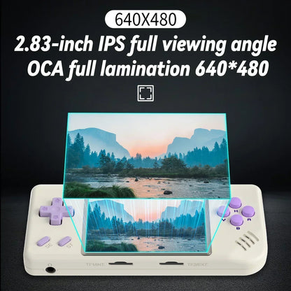 ANBERNIC RG28XX Handheld Game Console 2.83'' IPS Screen Video Output Portable Video Player Ebook Reader Player Gifts Mini