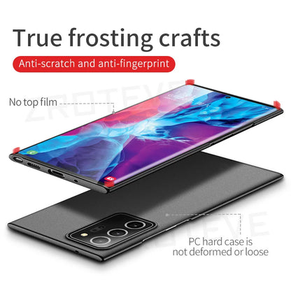 Note20 Ultra Case Zroteve Slim Hard PC Matte Cover For Samsung Galaxy Note 20 9 10 S10 E S20 S21 FE S22 S23 S24 S25 Plus Cases