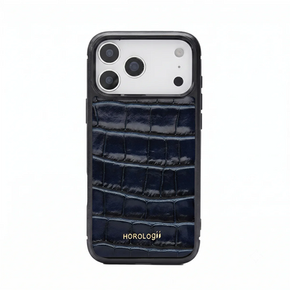Custom Name Personalized Crocodile Pattern Italian Leather Luxury Phone Cover for Iphone 16 14 15 17 18 Pro Max Case Gift Friend