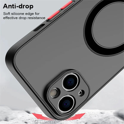 For Magsafe Magnetic Cover For iPhone 14 13 16 15 Pro Max Mini XS XR 14 Plus Shockproof Charging Case on iphone 14 Pro Max Cases