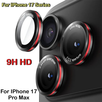 9H HD Camera Lens Screen Protector for IPhone 17 ProMax Air 16E 15 14 Pro Max Plus 13Mini Tempered Glass Lens Film Scratch Proof