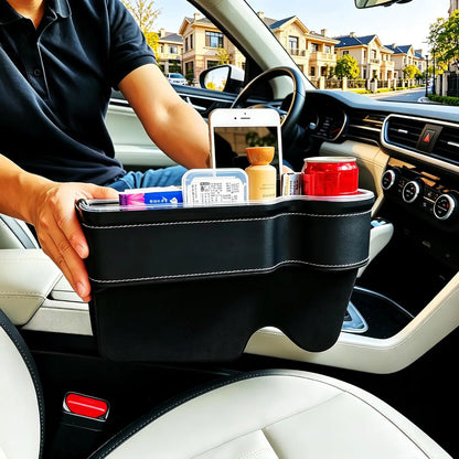 7 Color Led Car Seat Gap Filler Organizer Car Seat Pocket Gap Filler, Car Gap Organizer Storage Console Side Seat Gap Filler