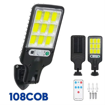 Newest Solar LED Light 300000LM Outdoor Solar Lamp Of Motion Sensor 4 Mode Waterproof IP65 Solar Garden Light Street Yard Lanter