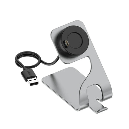Metal Charger Station for Garmin Fenix 8pro 5 6 7 7X Charging Dock for Garmin Instinct/ Approach S60/ Venu 2 2S /forrunner 245