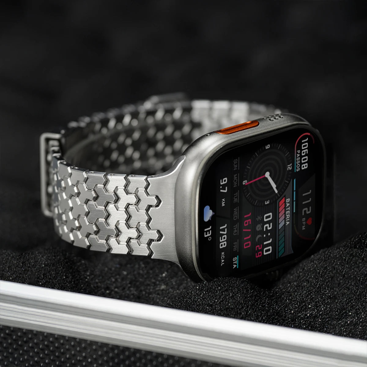 Stainless Steel Strap for Apple Watch Band 46/45/44mm 41/40mm Magnetic Bracelet Iwatch Series 11 10 9 8 7 SE3 Ultra 49mm Correas