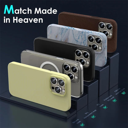 HD Clear Tempered Glass Camera Lens Protector For IPhone 17 16 15 14 13 11 Pro Max Plus 12 Mini 16Pro Ring Individual Lens Cover