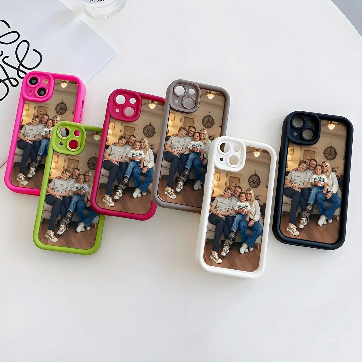 DIY Adamantium Customized Photo Phone Soft Case for iPhone 16 15 14 13 12 11 Pro Max SE 2020 2022 XS XR Plus Protective Cover