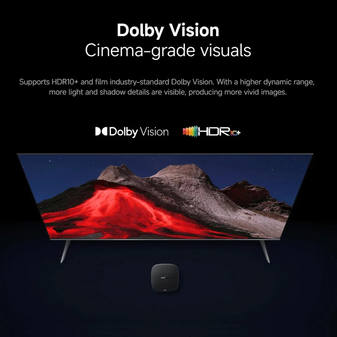 NEW Xiaomi TV Box S 3rd Gen 4K UHD WIFI 6 Google TV Smart Android TV Box 32GB ROM Dolby Vision HDR10+ Google Assistant BT5.2