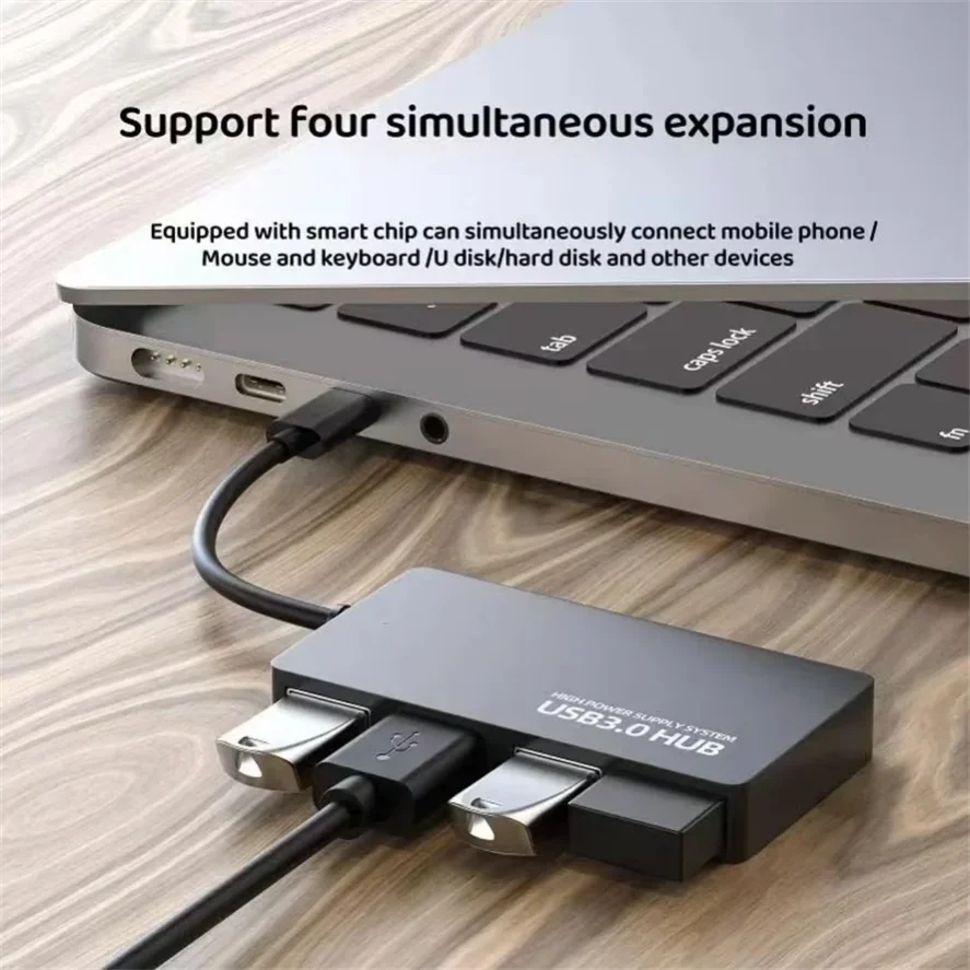 High Speed Usb 3.0 Hub Multi Usb Splitter 4-port Multiple Expander Adapter Computer Accessories for Laptop Pc Multi USB Adapter