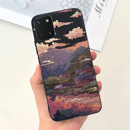 For Samsung Galaxy Note10 Lite Case SM-N770F 6.7'' Popular Candy Painted Cover Soft TPU Phone Case For Samsung Note 10 Lite Bags
