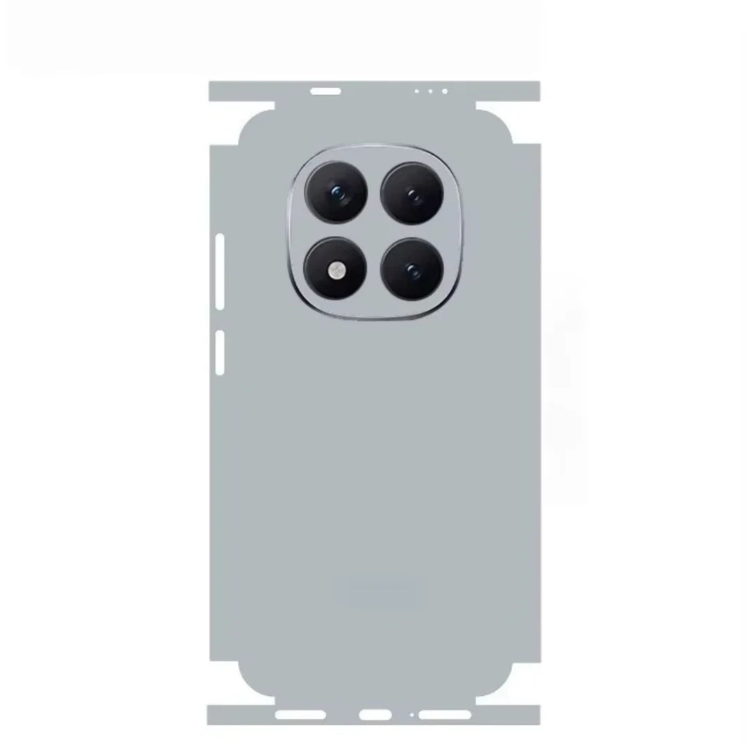 Plain Color Pattern Matte Film Skin Phone Back+Sides Sticker For XIAOMI Redmi Note 15 14 13 Pro Full CoverWrap
