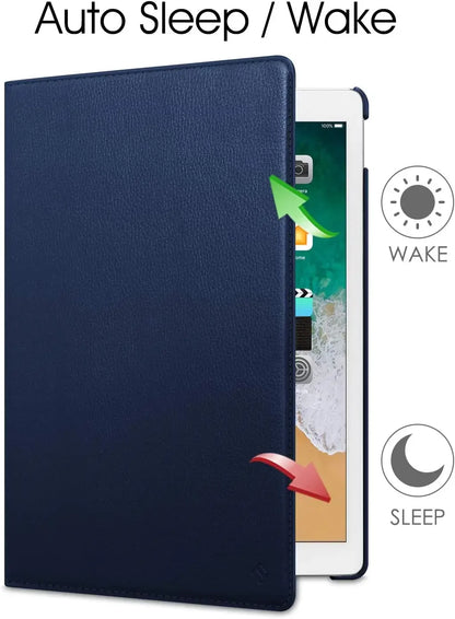 Case For Apple iPad Pro 12.9 2015/2017 360 Rotating Smart Cover iPad Air 13 2024 2025 12.9"2018-22 PU Leather Funda Tablet Shell
